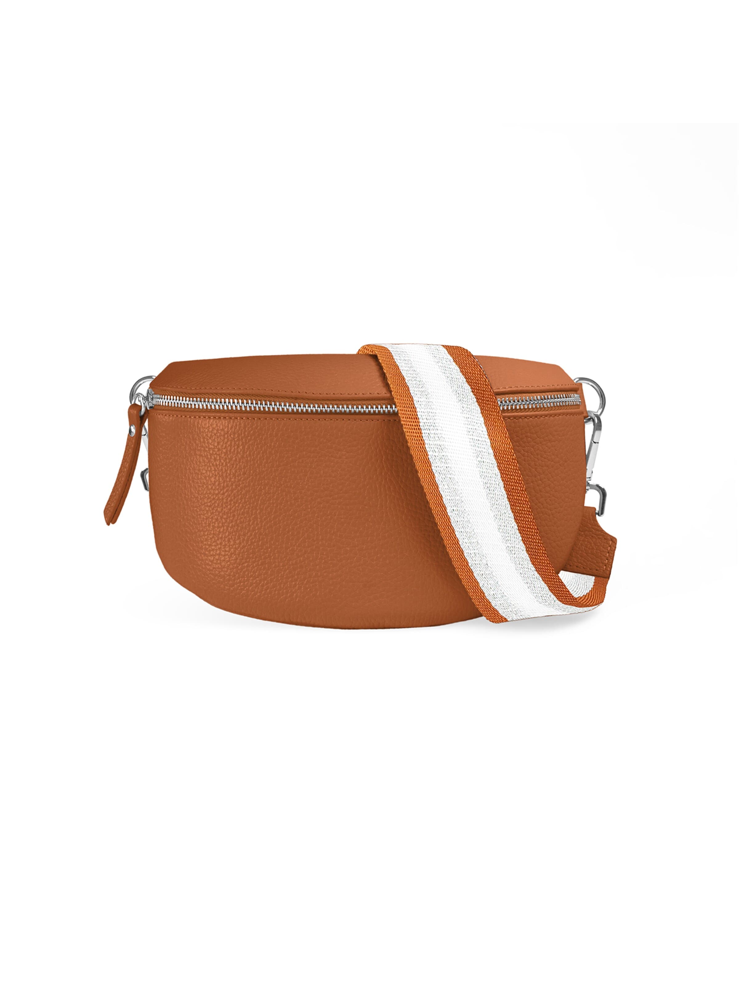 Sacs banane 'CHIARA medium' lePelou en marron : devant