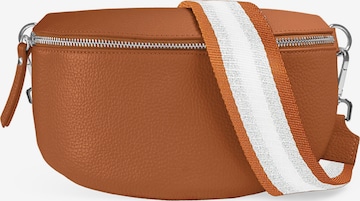 Sacs banane 'CHIARA medium' lePelou en marron : devant
