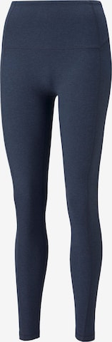 PUMA סקיני מכנסי ספורט 'EXHALE' בכחול: מלפנים