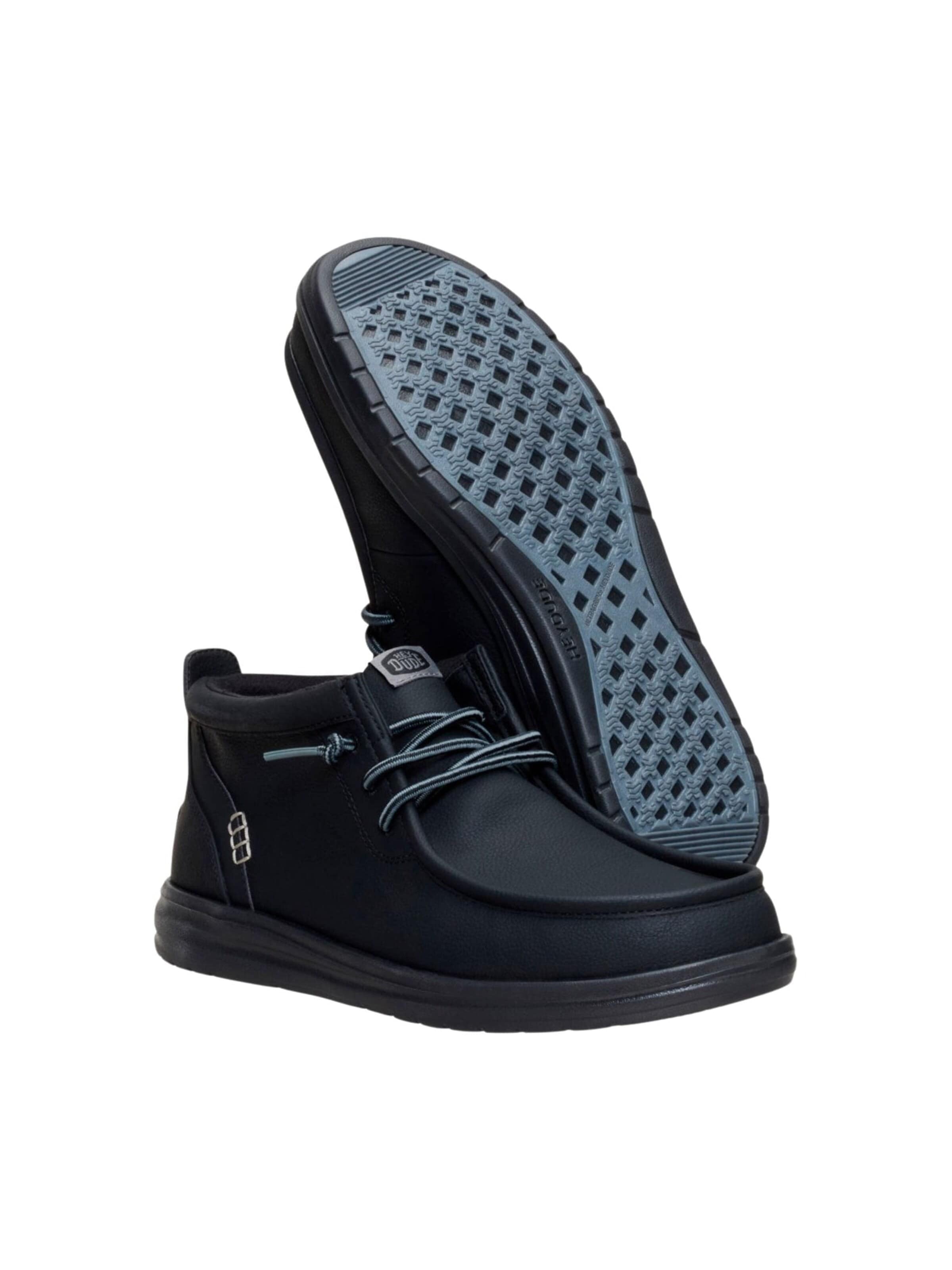 HEY DUDE Buty Chukka 'Wally Mid GripR Classic' w kolorze czarny