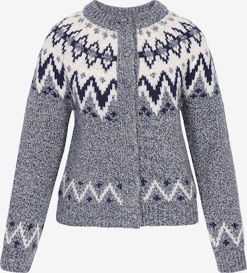 DreiMaster Vintage Gebreid vest 'Vintage' in Grijs: voorkant