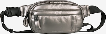 TOM TAILOR Fanny Pack in Silver: front