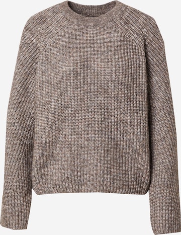 NÜMPH Sweater 'ZINDI' in Brown: front