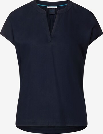 STREET ONE Blouse in Blauw: voorkant