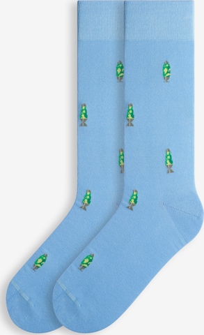 Von Jungfeld Socks 'RETRO ICONS' in Blue: front
