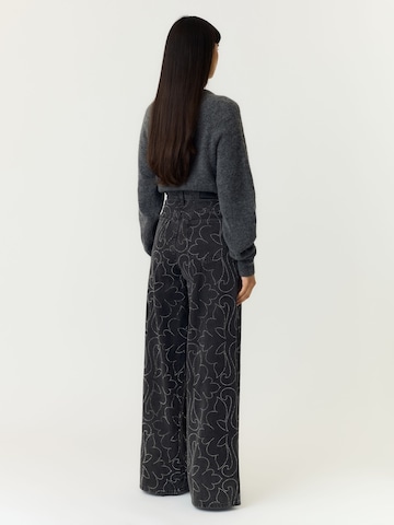 Wide Leg Jean 'BEA' YAS en gris
