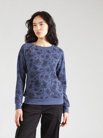 Ragwear Sweatshirt 'DARRIA' in Blue: front