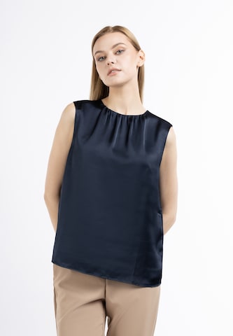 Camicia da donna di DreiMaster Klassik in blu: frontale