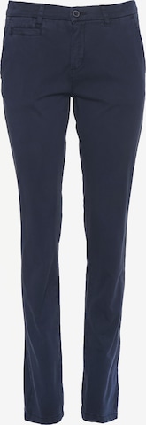 BIG STAR Regular Chino Pants 'Ranita' in Blue: front