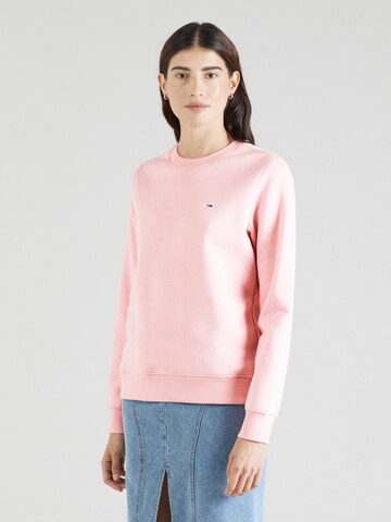 Tommy Jeans Μπλούζα φούτερ σε ροζ: μπροστά