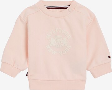 Sweat TOMMY HILFIGER en rose : devant