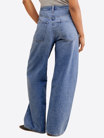 Wide leg Jeans de la Imily Bela pe albastru: spate