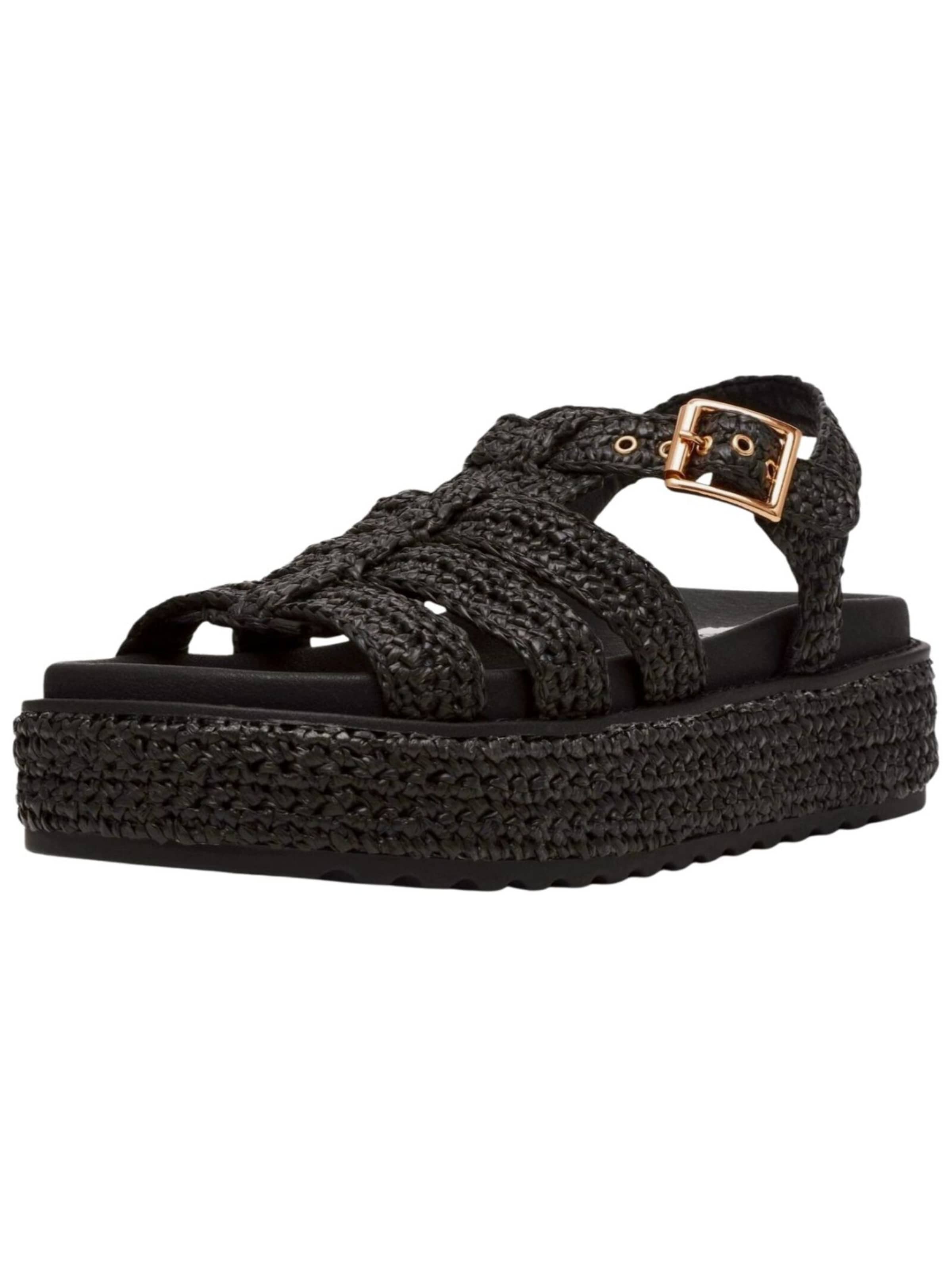 STEVE MADDEN Sandale in Schwarz: Vorderseite
