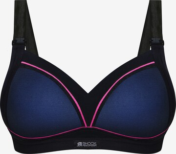 SHOCK ABSORBER Push-up Sport-BH 'Active Sports' in Blau: predná strana