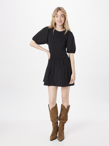 BRAVE SOUL - Vestido en negro: frente