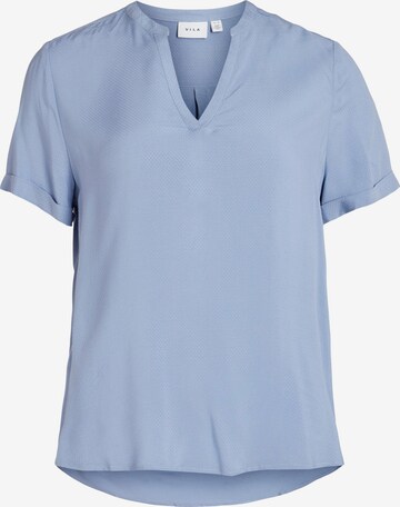 VILA Blouse 'Roma' in Blauw: voorkant