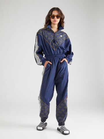 ADIDAS SPORTSWEAR - Fato de treino 'Adidas x FARM Rio' em azul: frente