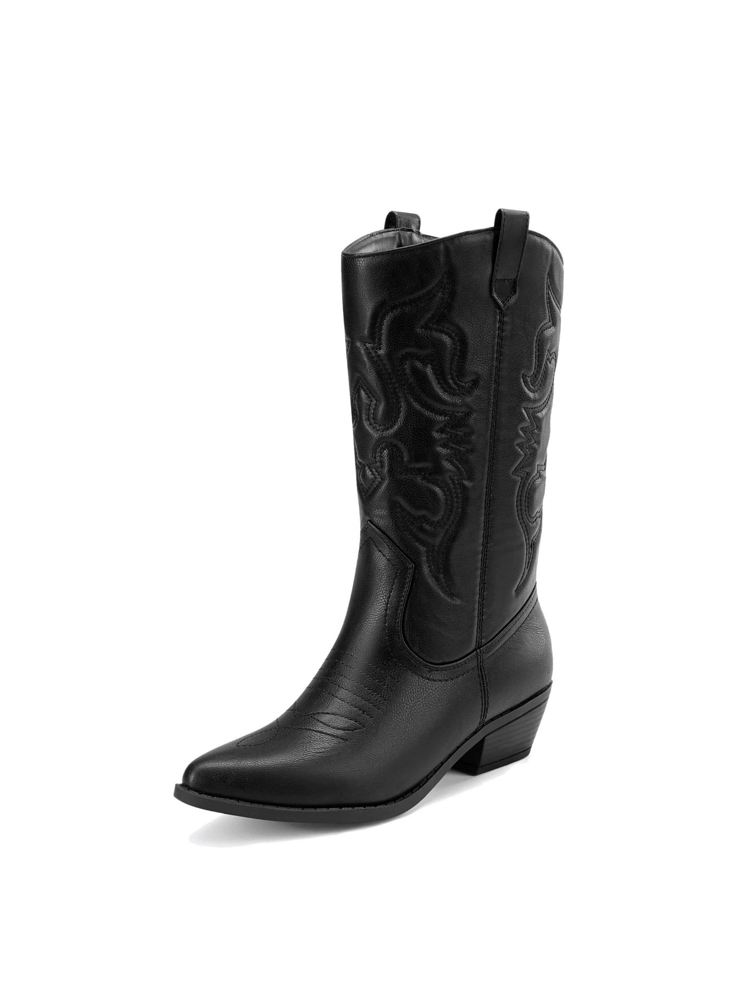 Boots 'DREAM PAIRS Klassische stiefel für Damen' Dream Pairs en noir : devant