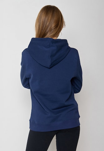 GREENBOMB Sweatshirt 'Bike Cats Basket' in Blauw
