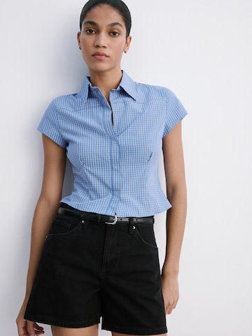 MANGO Regular Jeans 'ZOEY' in Zwart: voorkant