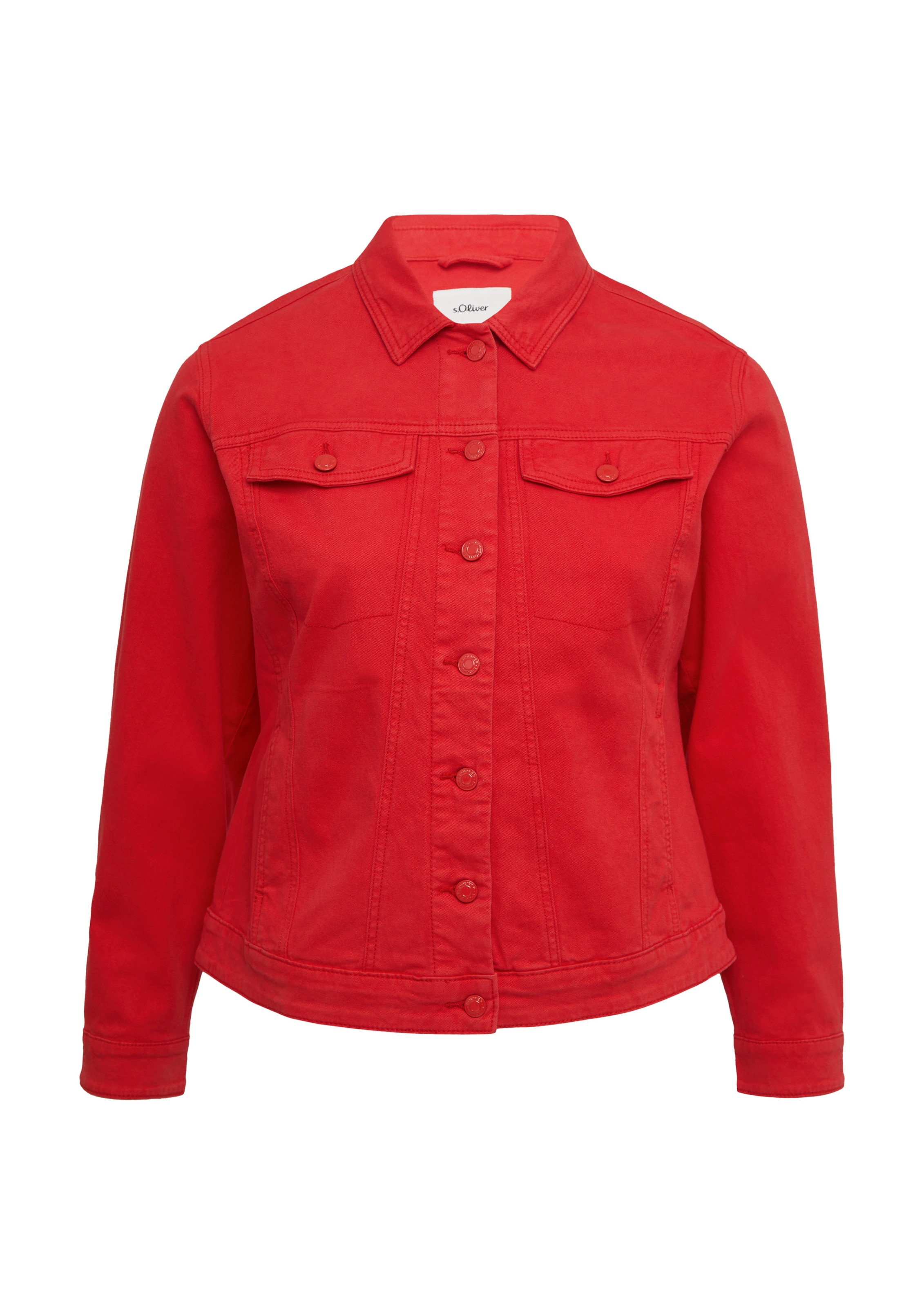s.Oliver Red Label Plus Übergangsjacke in Rot: Vorderseite