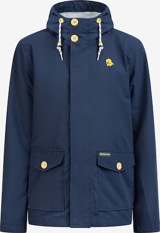 Schmuddelwedda Between-season jacket in Blue: front