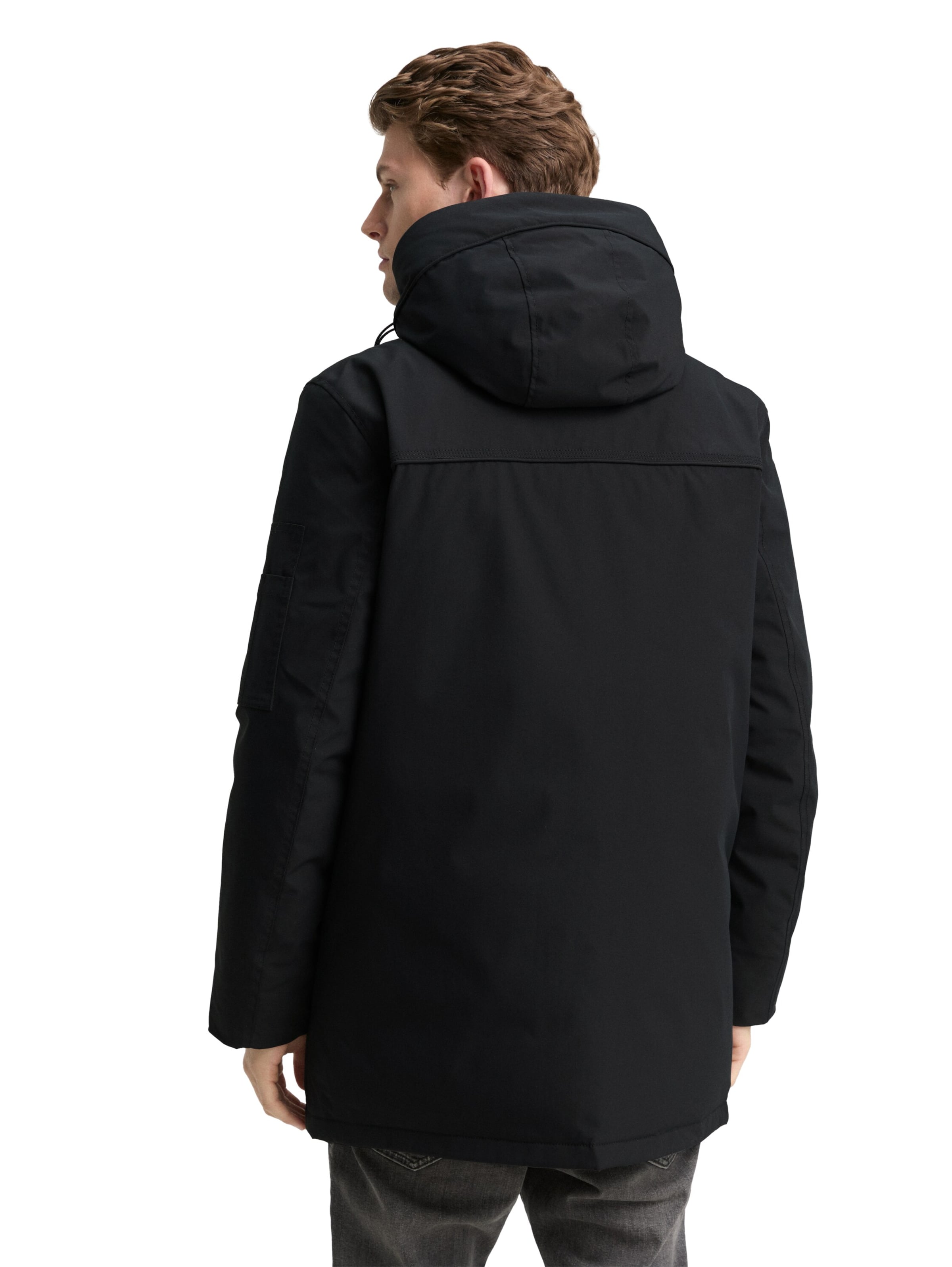 TOM TAILOR Jacke in Schwarz