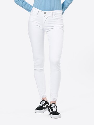 Skinny Jean '710 Super Skinny' LEVI'S ® en blanc : devant