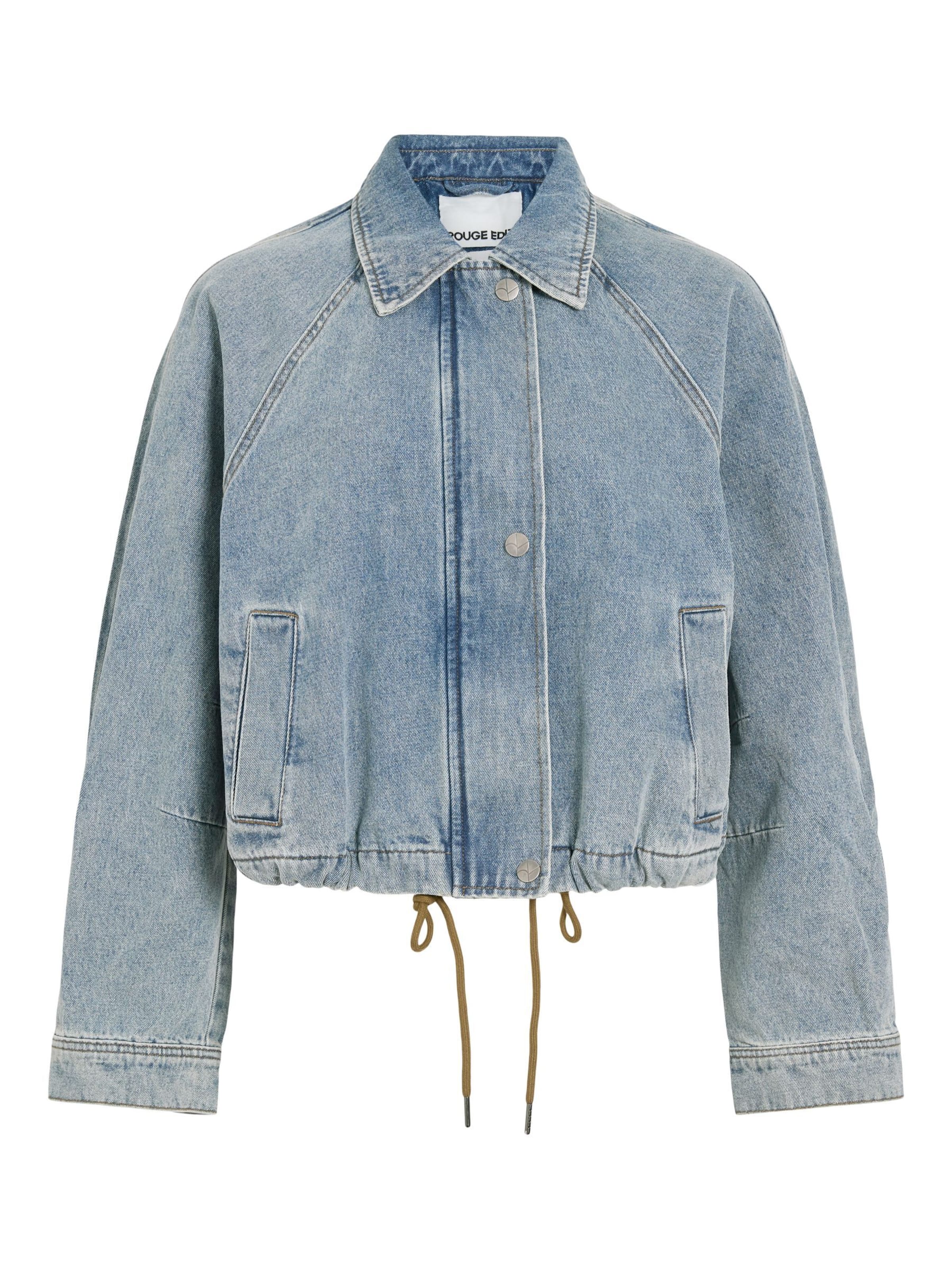 ROUGE EDIT Übergangsjacke in Blau: Vorderseite