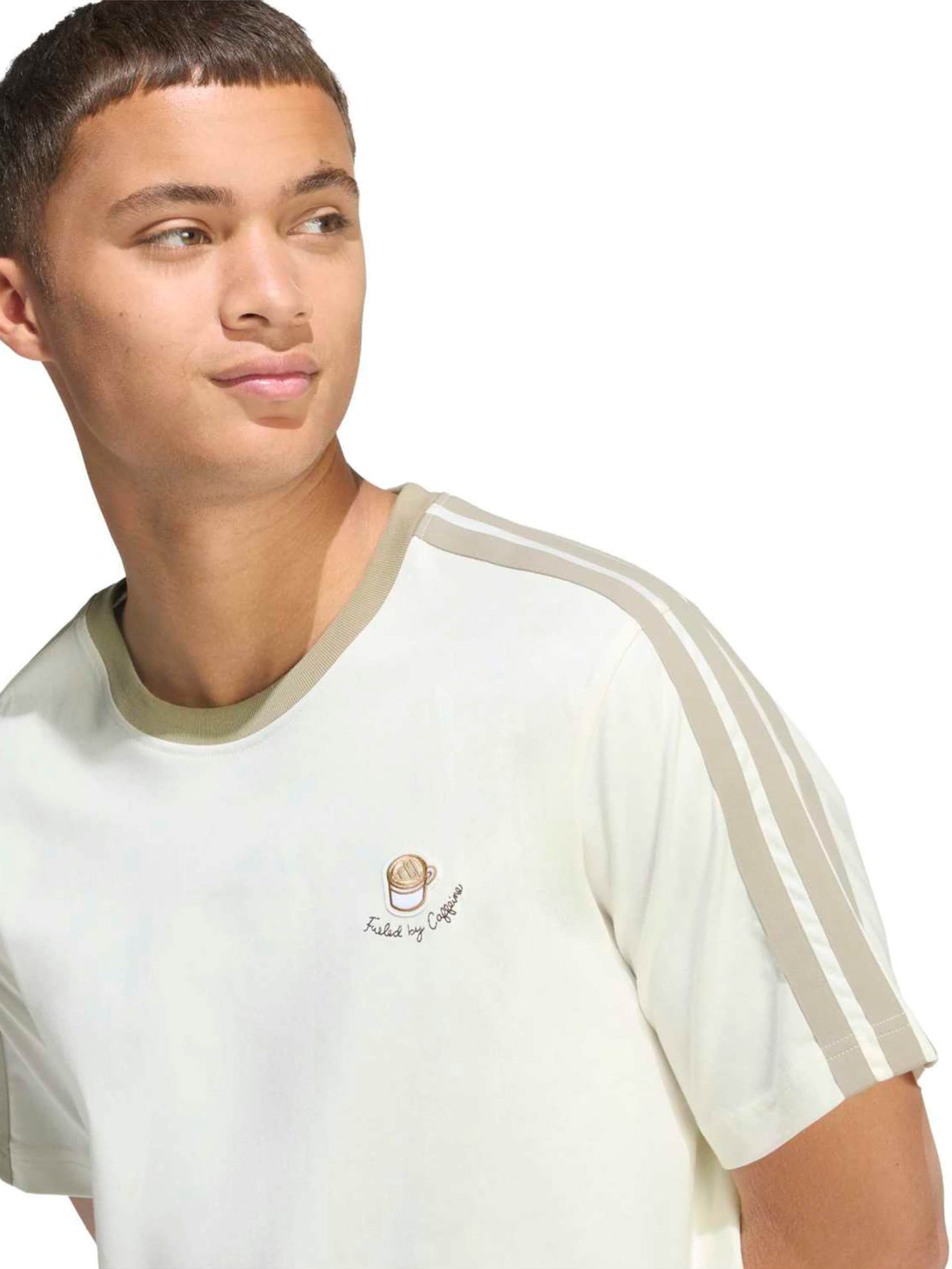 ADIDAS SPORTSWEAR Funktionsskjorte 'LUX COFFEE CAFE CUP' i hvid