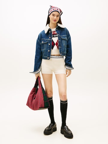 Tommy Jeans Skinny Nohavice - Béžová