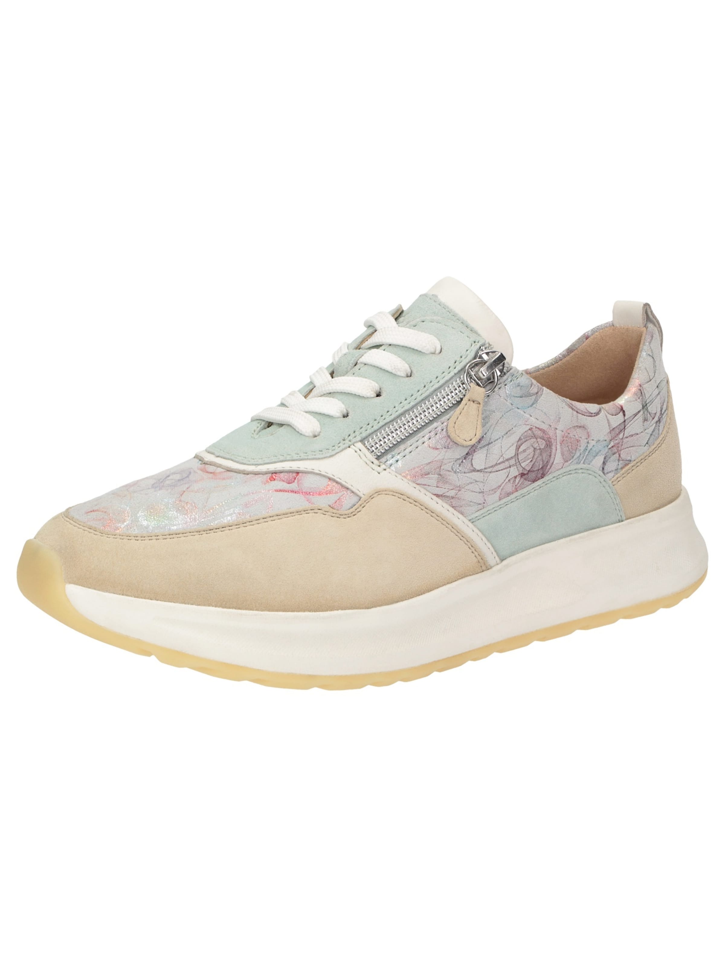 SIOUX Platform trainers 'Sunivla-702-J' in Beige: front