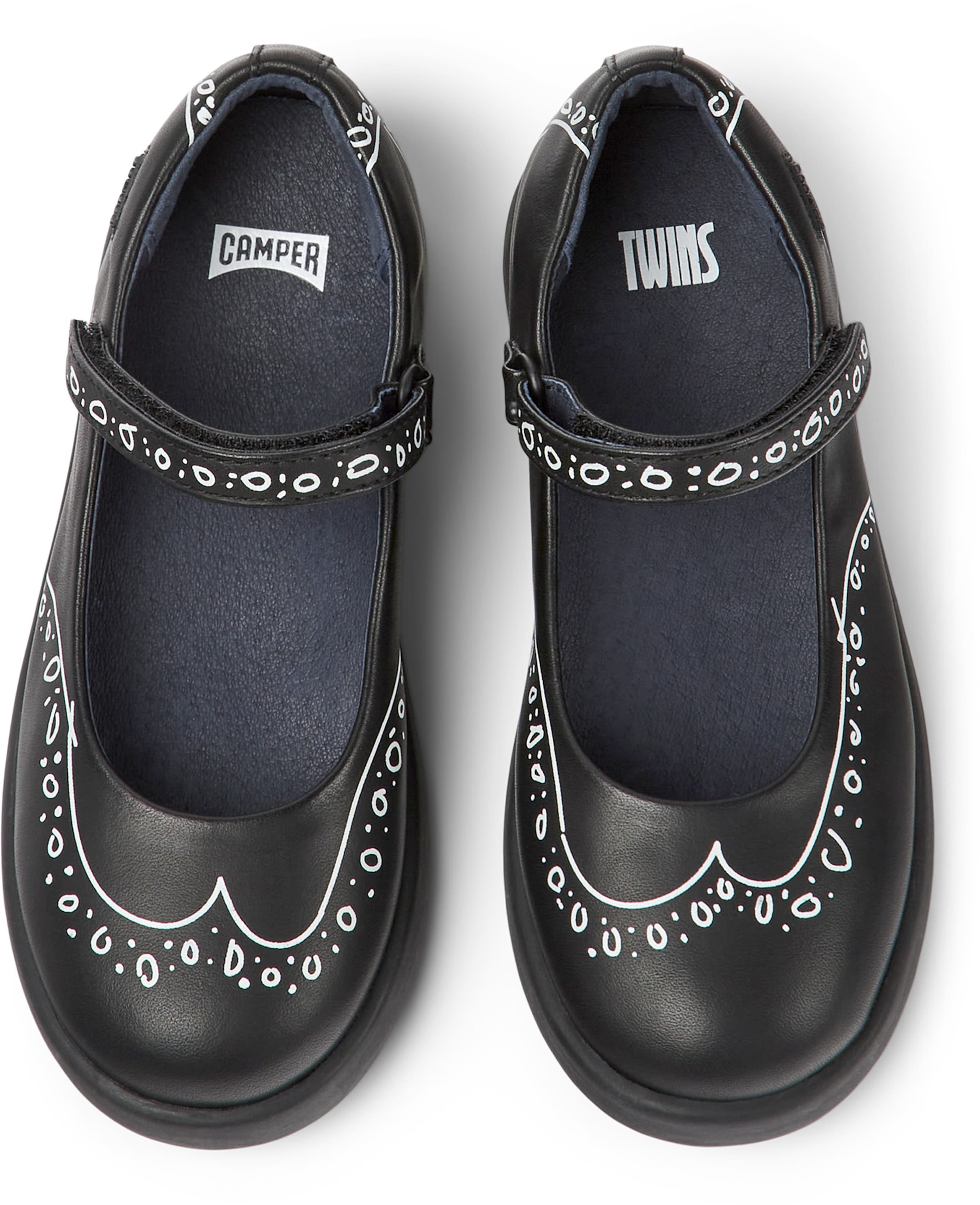 CAMPER Ballerina 'Duet Twins' in Schwarz