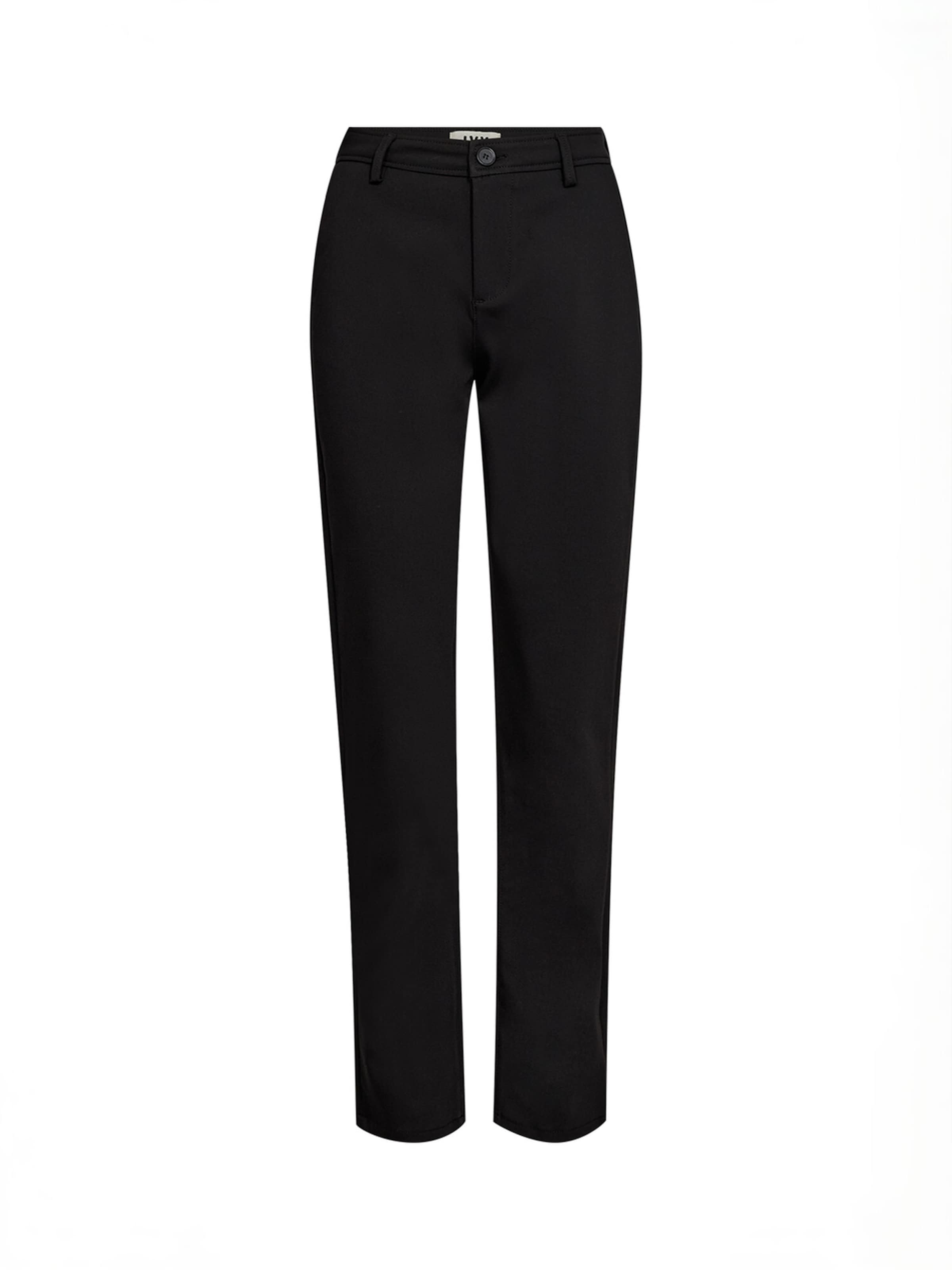 Ivy Copenhagen - regular Pantalón ' IVY-Alice ' en negro: frente