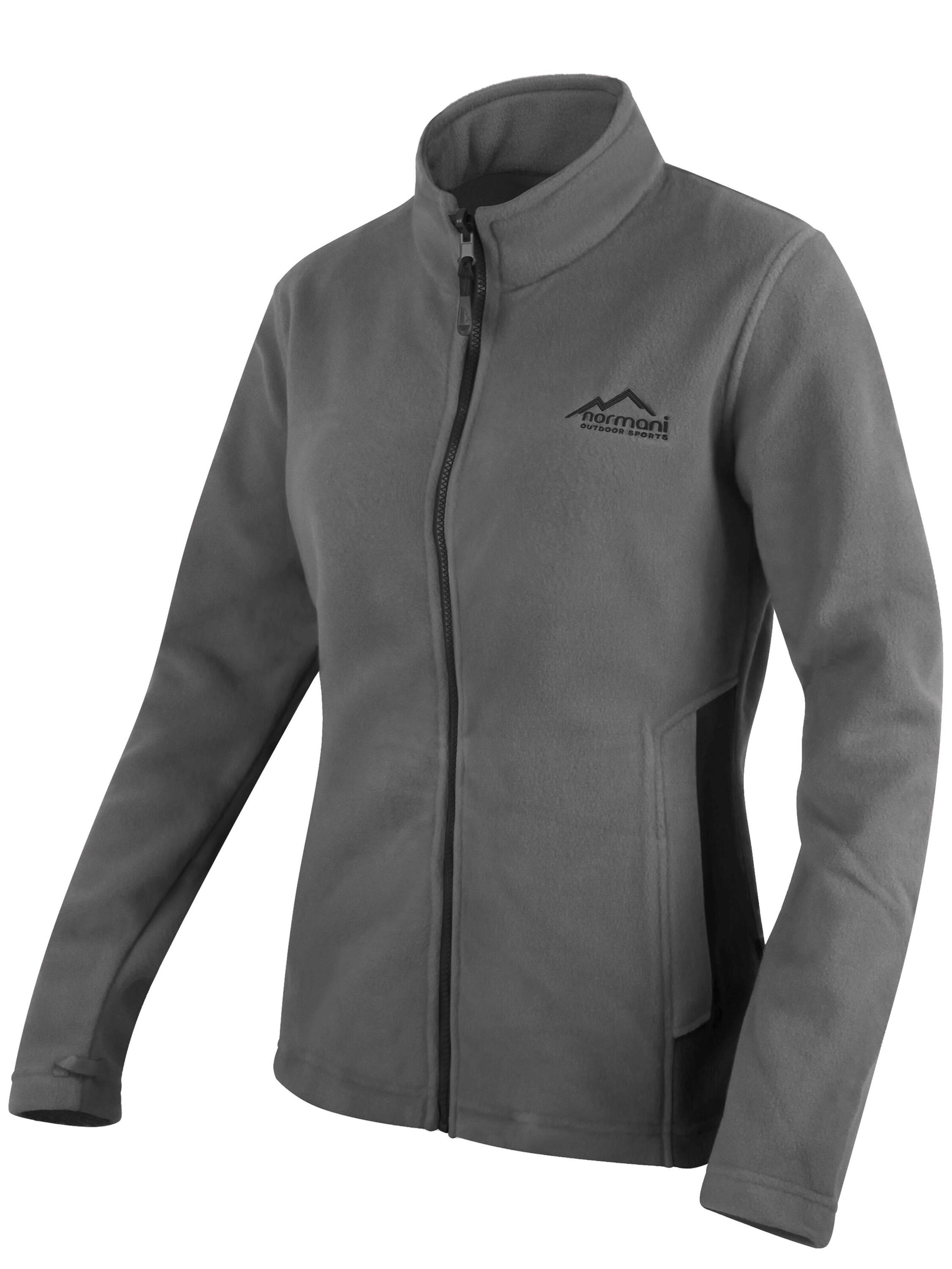 normani Functionele fleece jas 'Ivalo' in Grijs