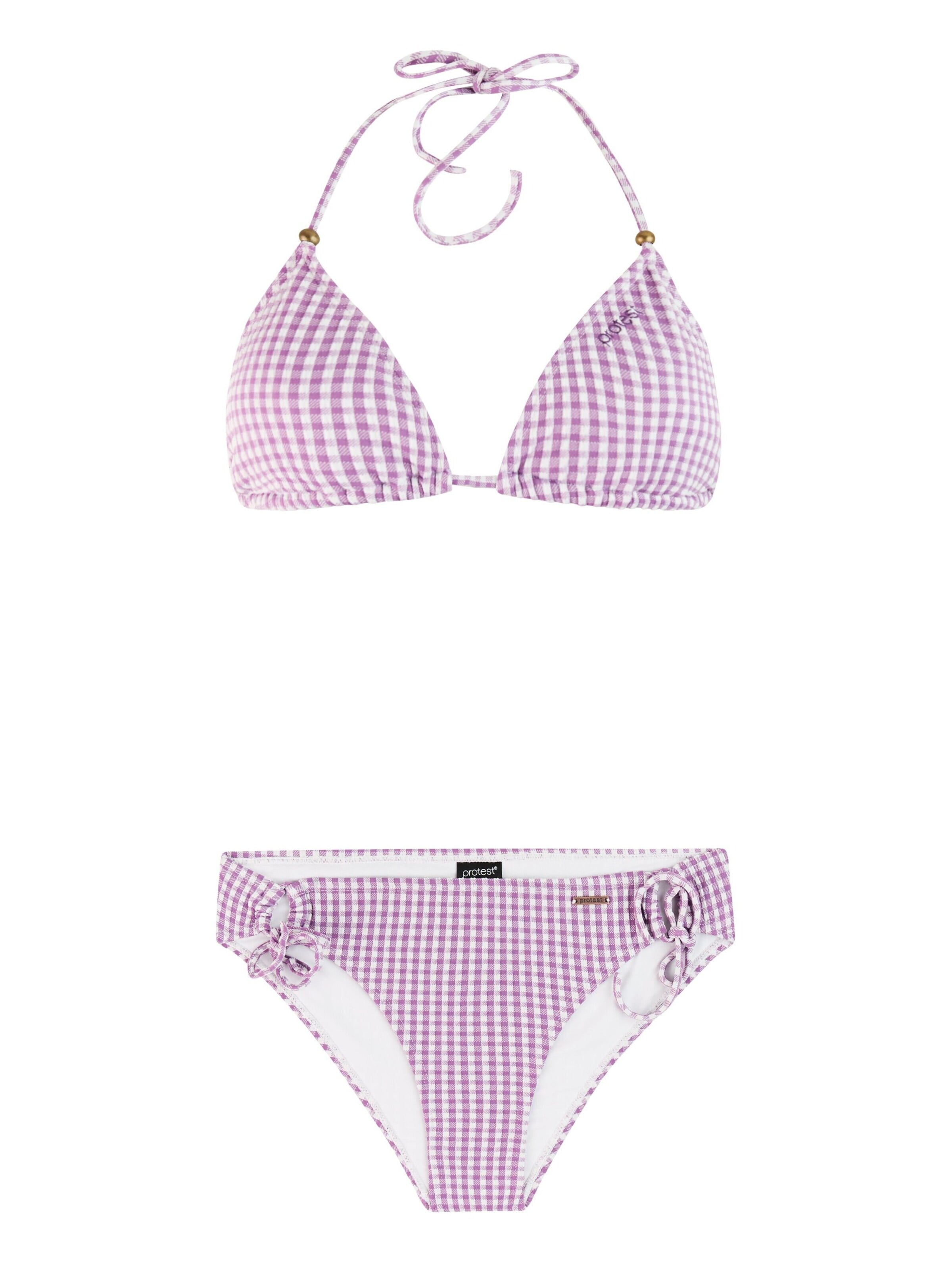 PROTEST Triangel Bikini 'PRTLife' in Lila: voorkant