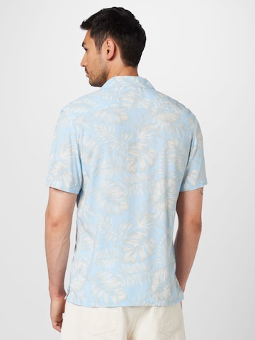 Key Largo Regular fit Button Up Shirt 'Havanna' in Blue