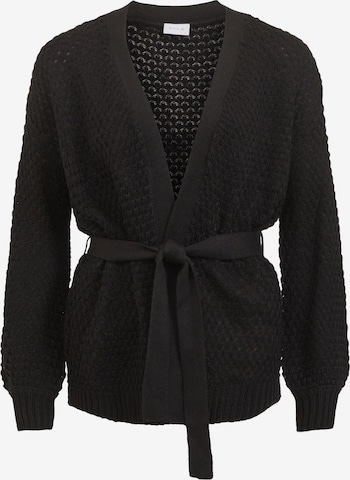 VILA Knit cardigan 'Liomy' in Black: front