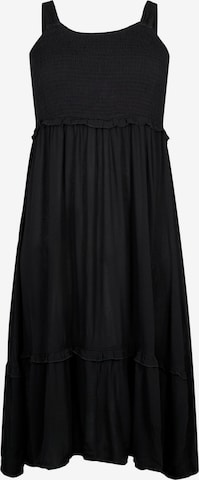 Zizzi Sukienka 'WISMA' w kolorze czarny: przód