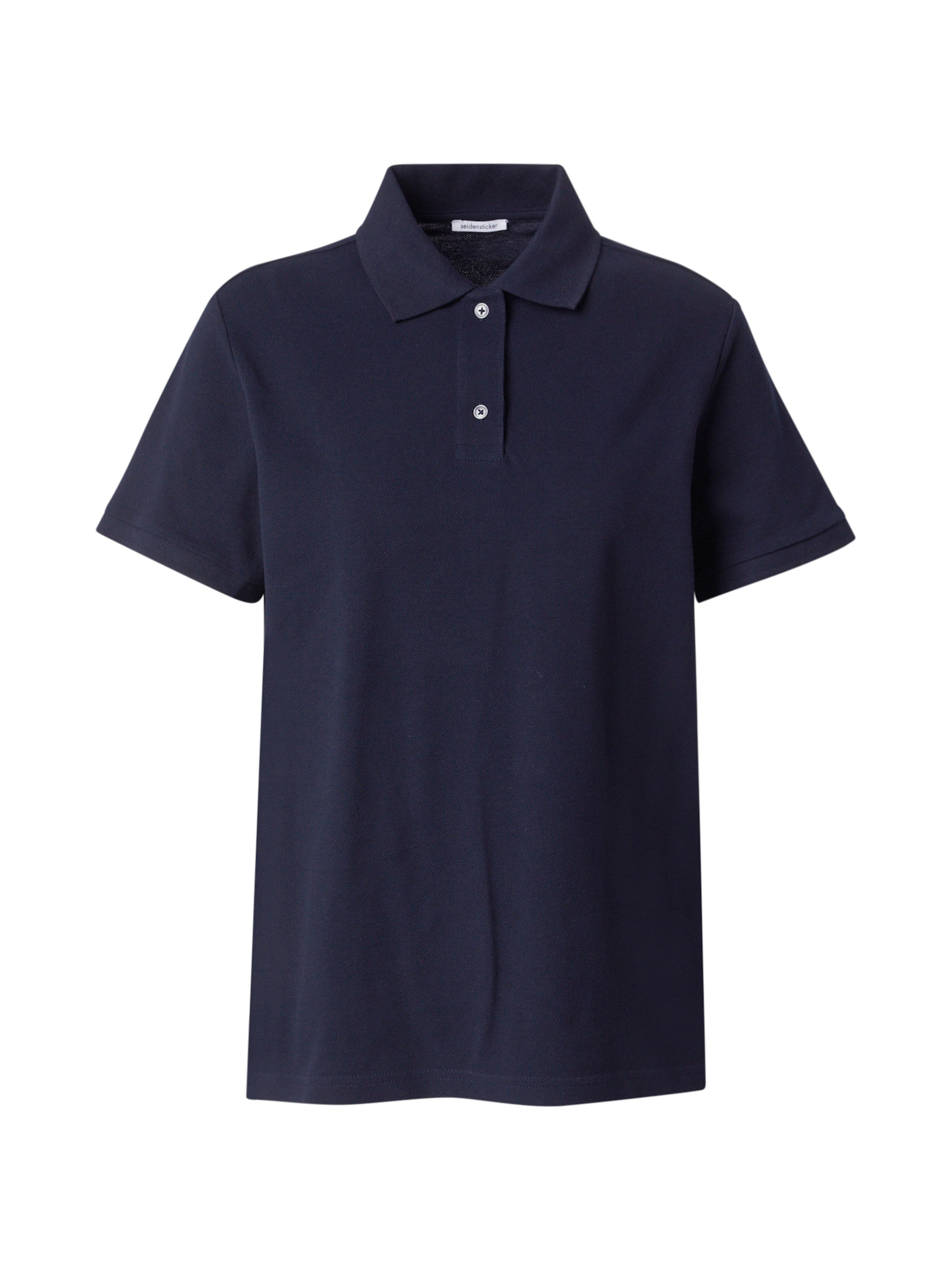 SEIDENSTICKER Μπλουζάκι 'Schwarze Rose' σε μπλε: μπροστά