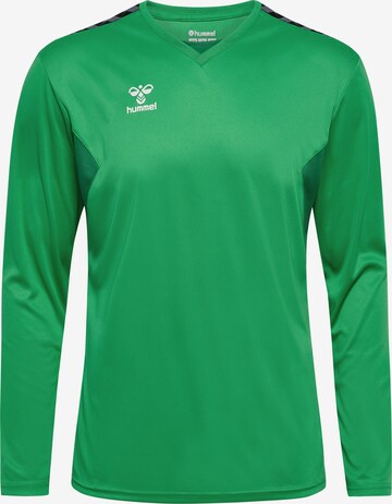 Hummel Functioneel shirt 'AUTHENTIC' in Groen: voorkant