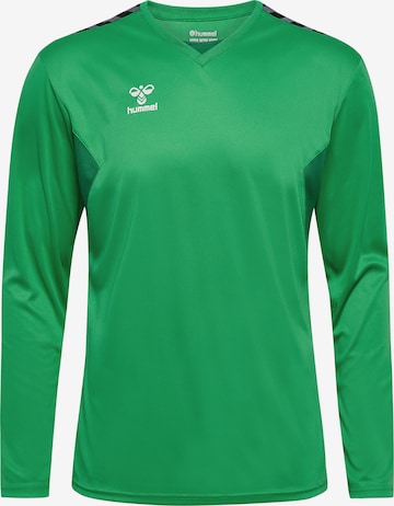 Hummel Performance Shirt 'AUTHENTIC' in Green: front