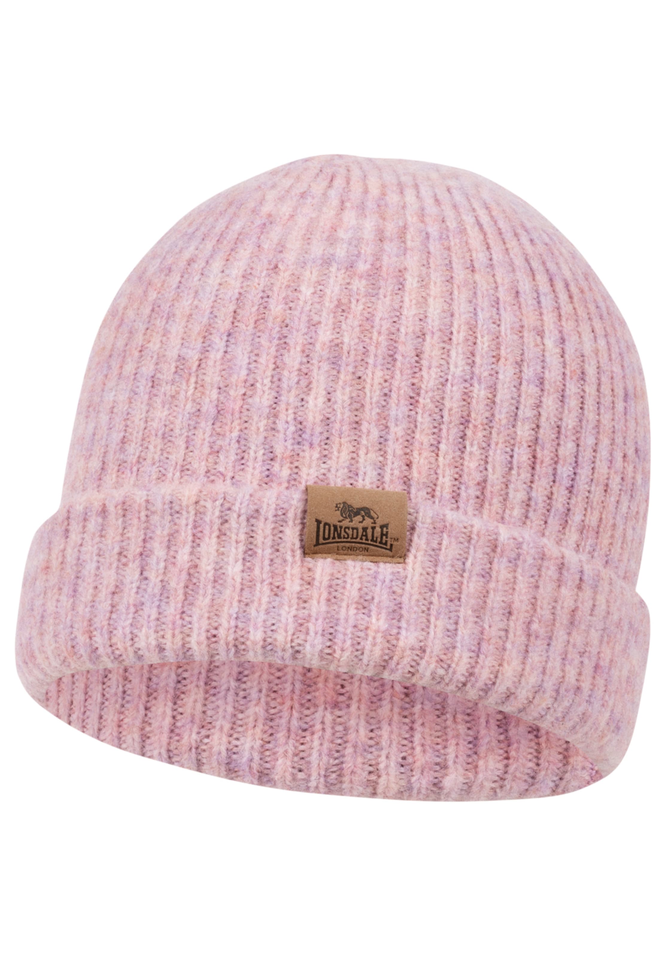 LONSDALE Čiapky 'Bridport' - Ružová: predná strana