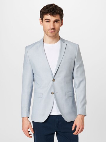 Regular Veste de costume 'Solaris' JACK & JONES en bleu : devant