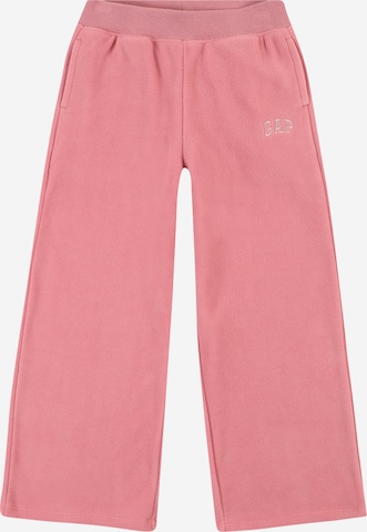 GAP Loosefit Broek in Roze: voorkant