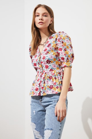 Trendyol Bluza | bela barva: sprednja stran