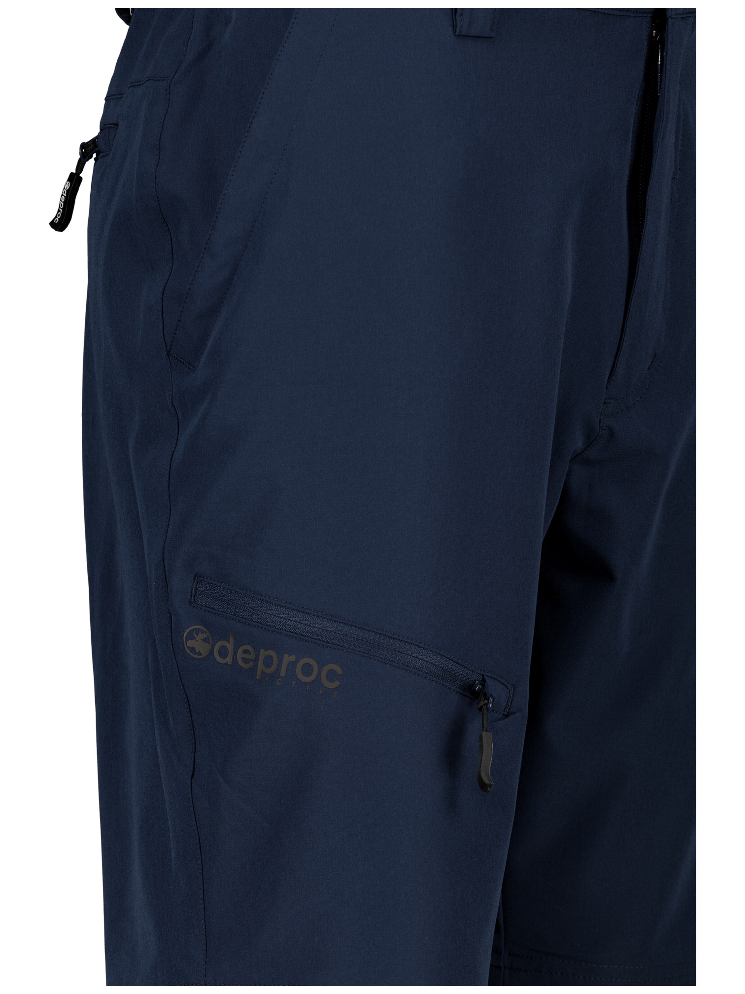 deproc Slimfit Udendørsbukser 'Trekkingshorts Kentville MEN Bermuda Outdoorhose Funktionshose Shorts' i blå