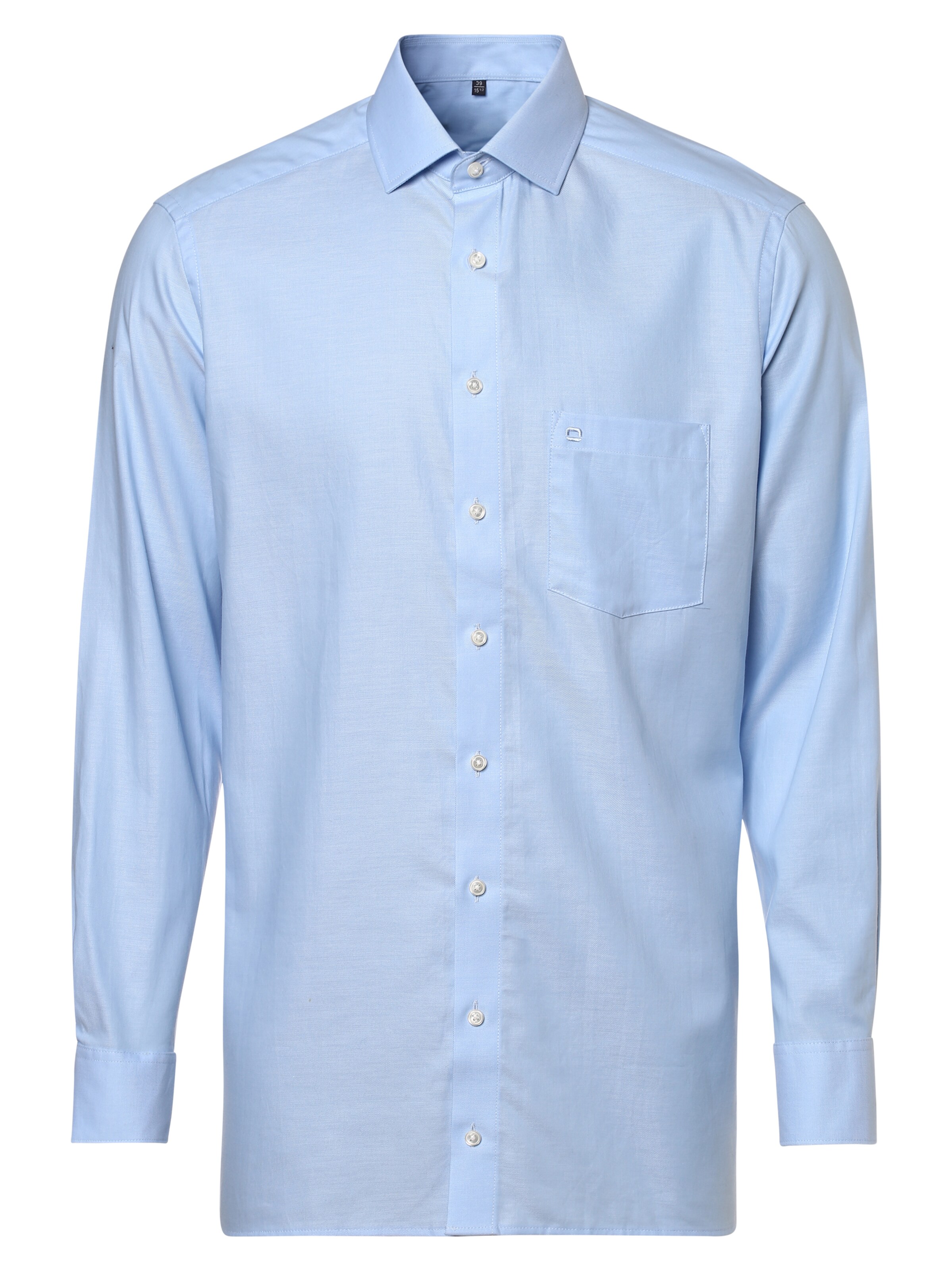 OLYMP Regular fit Overhemd 'Luxor' in Blauw: voorkant