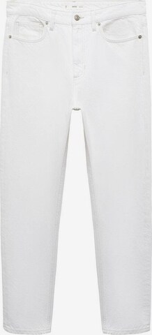 MANGO MAN Tapered Jeans in White: front