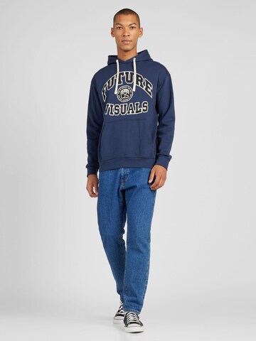 QS Sweatshirt in Blauw